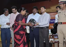 CSR activity focused on helmet usage and responsible driving